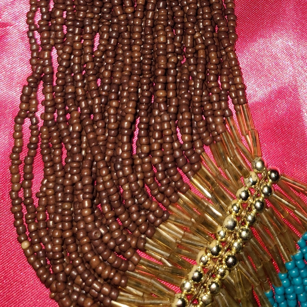 ***PRETTY SEED BEAD NECKLACE*** - Picture 3 of 4
